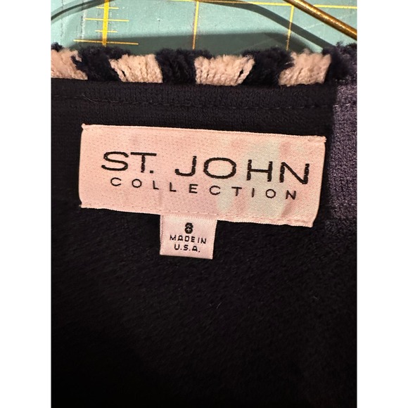 90s Navy St John Cardigan | Size 6 | Vintage - Picture 3 of 3